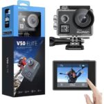AKASO V50 Elite (4K 60 fps, 32 GB Speicherkarte, Schwarz) – Bild 3