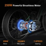 HITWAY E-Bike Mountainbike 26" – Bild 5