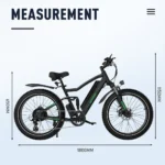 HITWAY E-Bike Mountainbike 26" – Bild 2