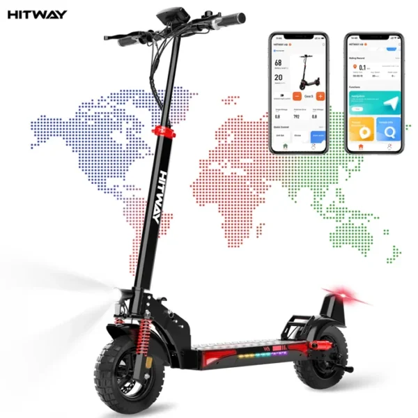 HITWAY Klapp-E-Scooter – 500W mit 48V 15,6Ah Batterie