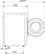 Miele WSA123 WCS – Waschmaschine 8 kg – Bild 3